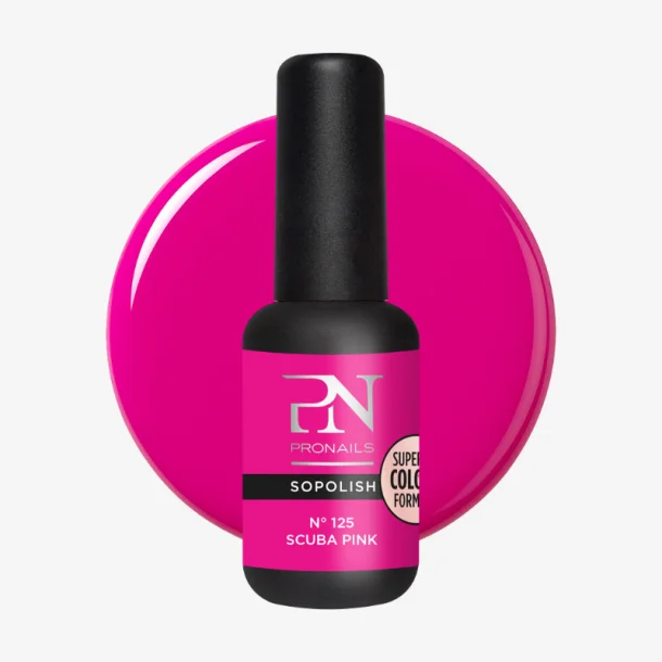 ProNails - Sopolish 125 - 8 ml - Scuba Pink - Neon Pink