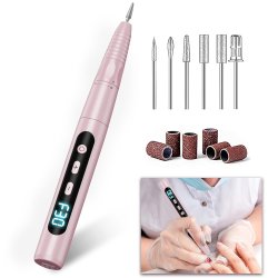 Elfil til negle - Ledningsfri - rosa