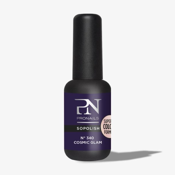 Sopolish 340 Cosmic Glam 8 ml - Dyb Lilla