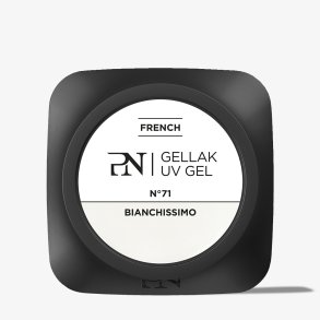 Gellak Nr 71 - Bianchissimo - Kridt hvid Gel