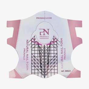 ProNails Natural Nail Forms - 500 stk. - Gel Skabeloner
