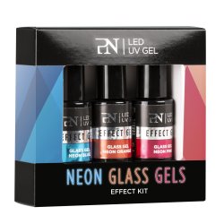 Effect Gel - Neon Glass Gels  3x6 ml