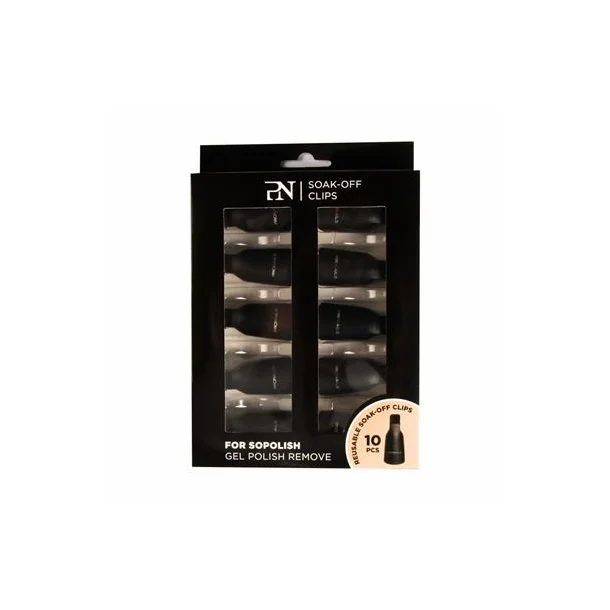 Reusable Soak-Off Clips - 10 stk / Til fjernelse af Sopolish