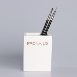 ProNails - Pensel Holder - Tr - Hvidlakeret