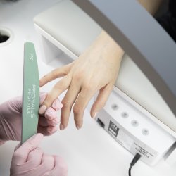 Pronails Armln/hndpude - Hvidmalet tr og kunstlder 