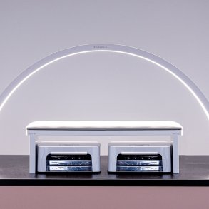 Pronails Armln/hndpude - Hvidmalet tr og kunstlder 