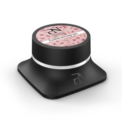 Flower Builder Gel fra ProNails &ndash; transparent builder gel med blomster nail art effekt