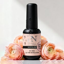 La Vie En Bloom fra ProNails SOPOLISH &ndash; frisk pastel peach manicure med feminin gl�d