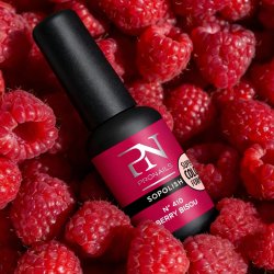 Berry Bisou fra ProNails SOPOLISH &ndash; hindb�rr�d gel polish med chic og moderne finish