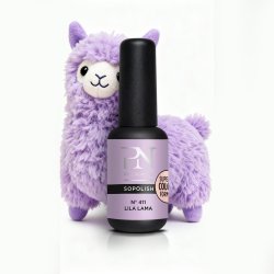 ProNails SOPOLISH Lila Lama soft lilac gel polish manicure med sommerlig pastel finish