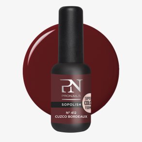 ProNails SOPOLISH Cuzco Bordeaux semi-permanent gel polish 8 ml professionel salonfarve