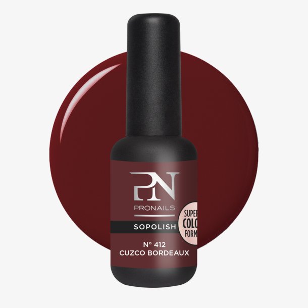ProNails SOPOLISH Cuzco Bordeaux semi-permanent gel polish 8 ml professionel salonfarve
