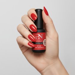 Viva Caliente fra ProNails SOPOLISH &ndash; klar koral/r�d sommermanicure