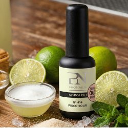 ProNails SOPOLISH Pisco Sour pastel limegr�n gel polish med varm gul undertone
