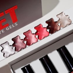 ProNails Ultra-Fine Velvet Cat Eye Gel Kit � 6 metallic farver + magnet