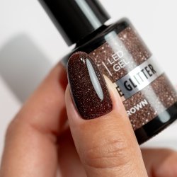 ProNails Dark Glam Extreme Glitter Gels � Bordeaux, Brown &amp; Black
