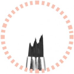 ProNails n 14 Spiky Brush - Nail Art Pensel