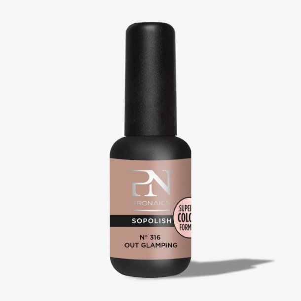ProNails - Sopolish 316 - Out Glamping - 8 ml - Lys Nougat Nude