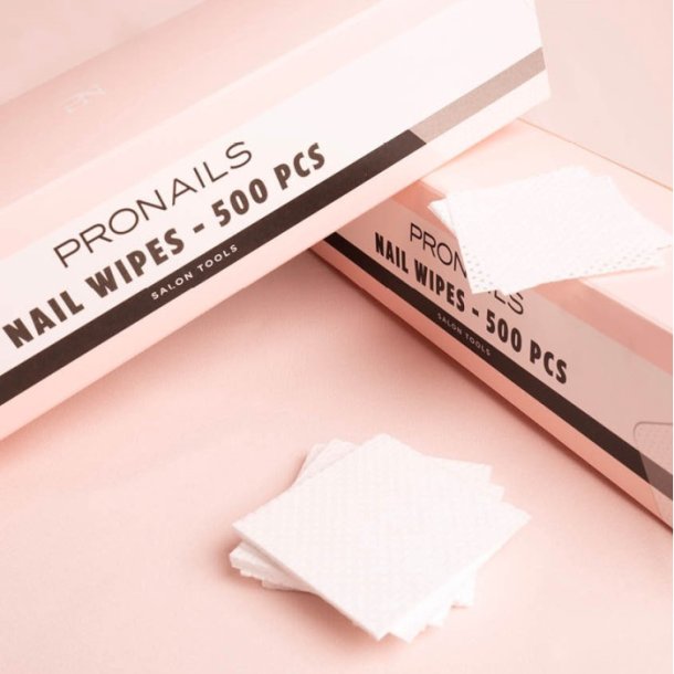 ProNails - Genanvendelige Nail Wipes - 500 stk