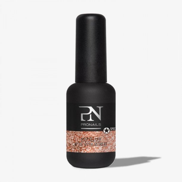 ProNails - Sopolish 107 - 8 ml - Royal Retreat - Copper Glitter