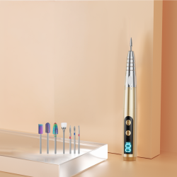 Filemaskine Ledningsfri - Guld 