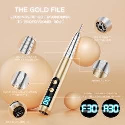 Filemaskine Ledningsfri - Guld 