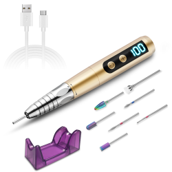 Filemaskine Ledningsfri - Guld 