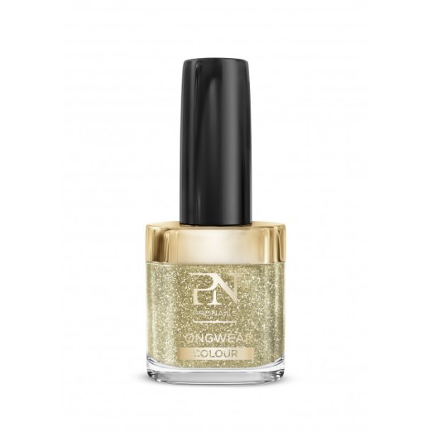 ProNails - LongWear Neglelak 235 - 10 ml - Devil In Disguise / Glitter Guld