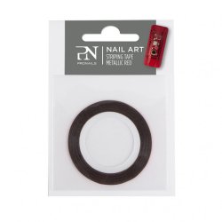 ProNails Striping Tape Metallic Red 20 m