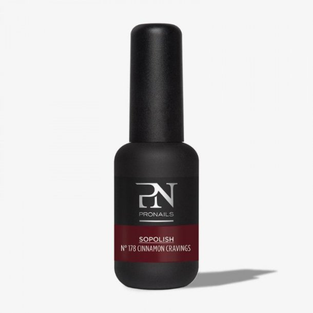 ProNails - Sopolish 178 - 8 ml -  Cinnamon Cravings - Rdbrun Shimmer