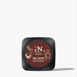 ProNails - Gel Paint Brown Brush - Gel Maling / Brun 5 ml
